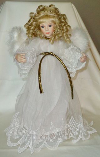 Ashton Drake The Guardian Angel Porcelain Doll From 1995 By Pat Bomar W/box,