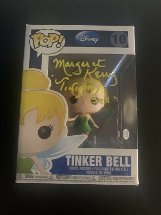 Margaret Kerry Signed Disney Tinker Bell Funko Pop Beckett