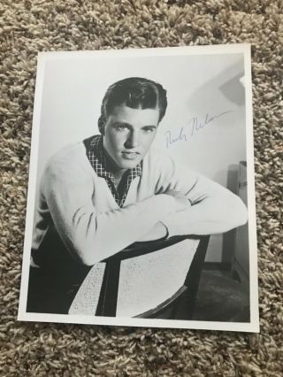 Ricky Nelson 8x10 Signed Photo Autograph Picture