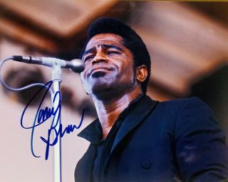 Funk Legend Godfather Of Soul 8x10 Signed By James Brown Young Cool & Handsome