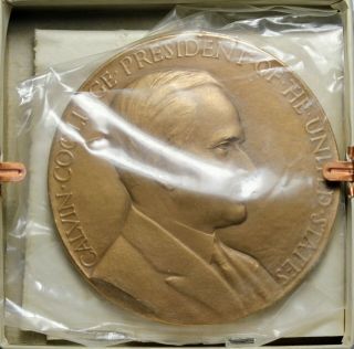 Calvin Coolidge Inaugurated President United States Us Medal 129