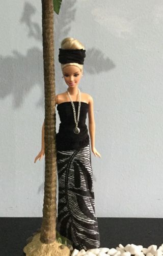 1999 Mattel Barbie Doll Blonde Hair With Handcrafted Outfit