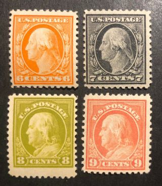 Tdstamps: Us Stamps Scott 507 509 Lh Og,  506 508 Rg