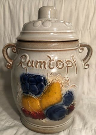 Rare Rumtopf 865 - 31 By Scheurich Keramik,  West German Pottery