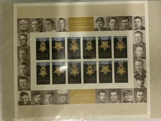 2015 4988 Medal Of Honor Vietnam War 2 Sheets Of 12 Forever Stamps Usps