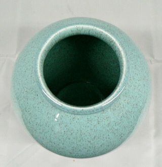 RED WING POTTERY AQUA SPECKLE VASE 5000 3