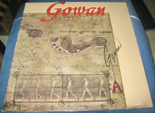 Gowan Styx Strange Animal Rock Signed Vinyl Lp Stereo © 1985 W/coa