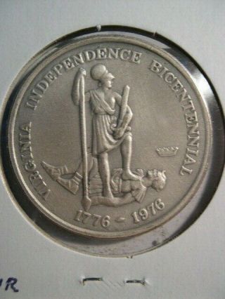 1776 - 1976 Virginia Independence,  House of Burgesses,  Xmas,  Silver,  Medal,  Photos 2