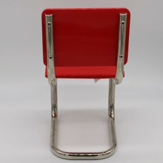 American Girl Molly McIntire Red Vinyl Chrome Kitchen Chair 2