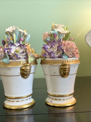 Mottahedeh Design Italy Vintage Flower Arrangements Figurines