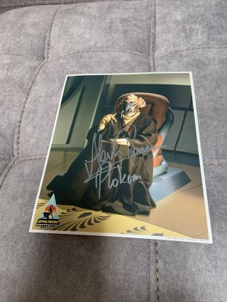 Plo Koon Alan Ruscoe Signed Autograph Official Pix Star Wars Celebration Iv 4