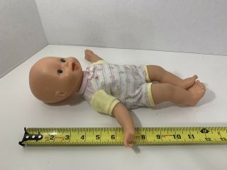 Fisher - Price Little Mommy baby so doll yellow outfit butterflies green eyes 2