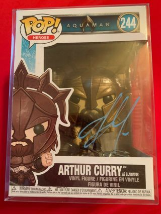 Funko Pop Aquaman Arthur Curry Signed By Jason Momoa
