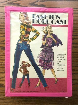 Vintage Tara Toy Fashion Doll Case With Barbie Clothes And Donnie Osmond Doll