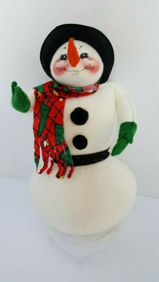 Annalee Christmas Vintage 1999 Snowman U.  S A.  11 Inches Tall Pre - Owned (25 - B))
