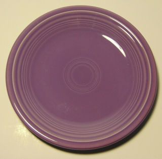 Rare Retired 1993 Purple Lilac Fiesta Salad Plate Hlc Homer Laughlin Fiestaware