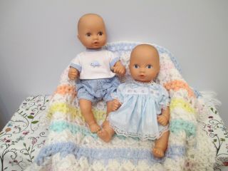 Twins Two Adorable,  All Vinyl Anatomically Correct Baby Dolls By Gotz
