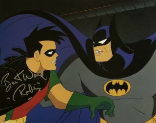 Batman And Robin Animated Lobby Card Autographed By Burt Ward 11x14