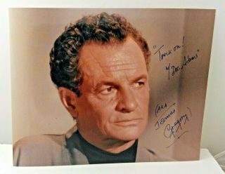 Rare Star Trek James Gregory Doc Adams Hand Signed Autographed 8x10 Photo