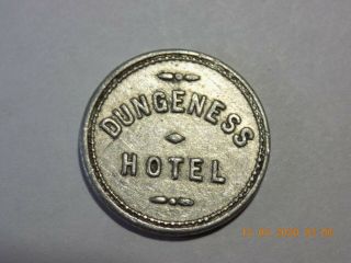 Wash.  Token - Dungeness / Hotel // Good For / 5¢ / In Trade - R2