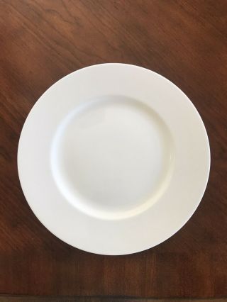 Set Of 4 Lenox Classic White Bone China Dinner Plates