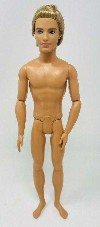 Nude Ken Doll - Barbie Boyfriend - Rooted Hair Articulated Body
