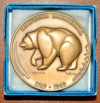 Catalinastamps: California Bicentennial 1769 - 1969 Commemorative Medal