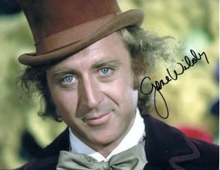Gene Wilder - Willie Wonka Childrens Movie - Hand Signed Autographed Photo