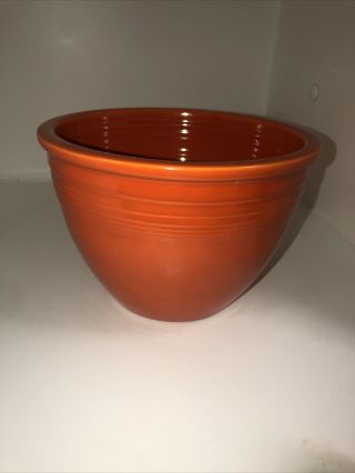 Vintage Fiesta Nesting Mixing Bowl Orange 3 Size Fiestaware