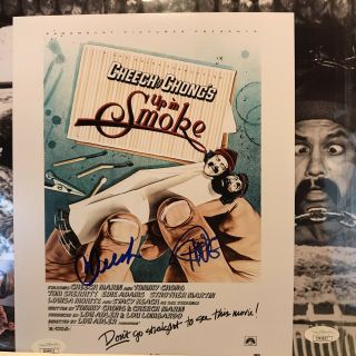 Cheech And Chong Autographed Up In Smoke Photo