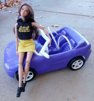 1996 Mattel Barbie Purple 13.  5 " Convertible Cruiser Sports Car
