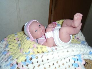 12 Inch Adorable Jc Toy Baby Preemie Girl Doll