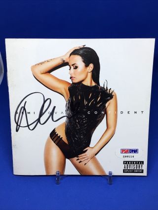 Demi Lovato Signed Autograph Auto “confident” Cd Lyrics Booklet Psa Dna
