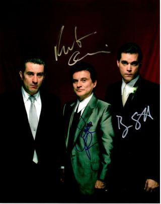 Joe Pesci Robert Deniro Ray Liotta Signed 11x14 Photo Autographed Picture