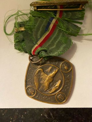 1925 Un - Named Medal Nra National Rifle Association United Service Match Trophy