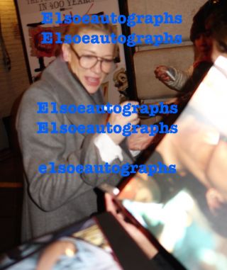 Cate Blanchett signed Blue Jasmine 8x10 photo - In Person Photo Proof 2