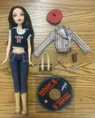 Barbie My Scene Hanging Out Nolee Doll,  Mixin’ It Cd,  Accessories