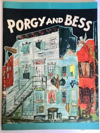 Porgy And Bess - - 1953 Souvenir Theater Program Signed By Cab Calloway.