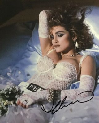 Madonna Signed 8x10 Photo Autograph