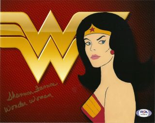 Shannon Farnon As Friends Wonder Woman Signed 8x10 Photo Psa Dna