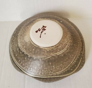 Michael Baxley Studio Art Pottery – Ceramic Bowl – Signed 3