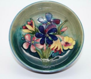 Moorcroft Arts&crafts Pottery Flambe Glazed Bowl