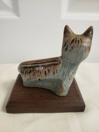Blue Mountain Pottery Noah ' s Ark BMP Rare FOX Figurine 3