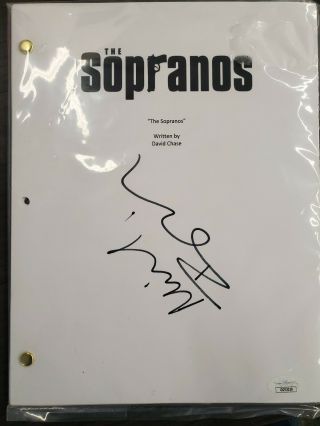 Michael Imperioli Signed " The Sopranos " Movie Script