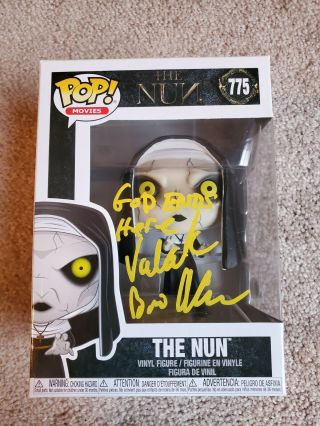 Bonnie Aarons Signed The Nun Valak Inscrbed Funko Pop Beckett 775