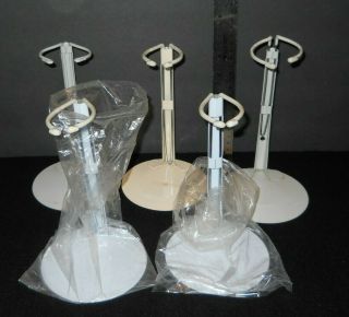 Doll Stand White Metal For 12 " To 18 " 5 Pack Kaiser