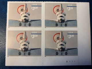 Us Stamps Sc 3261 Space Shuttle Landing Pb Mnh $3.  20 1998