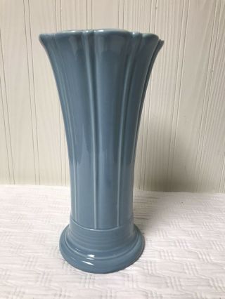 Fiesta Retired Periwinkle Blue P86 9 1/2” Flared Medium Vase Fiestaware