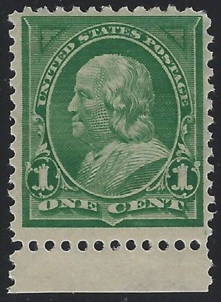 Us Stamps - Scott 279 - 1c Franklin - Og Never Hinged (l - 345)