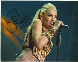 Gwen Stefani No Doubt Real Hand Signed Autograph 8x10 Photo W/coa